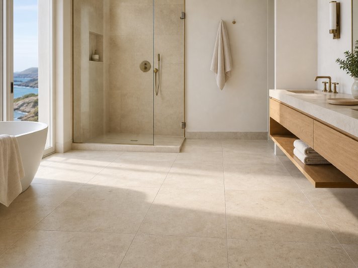 Bathroom remodeling services by Stellar Tile & Flooring in North Carolina